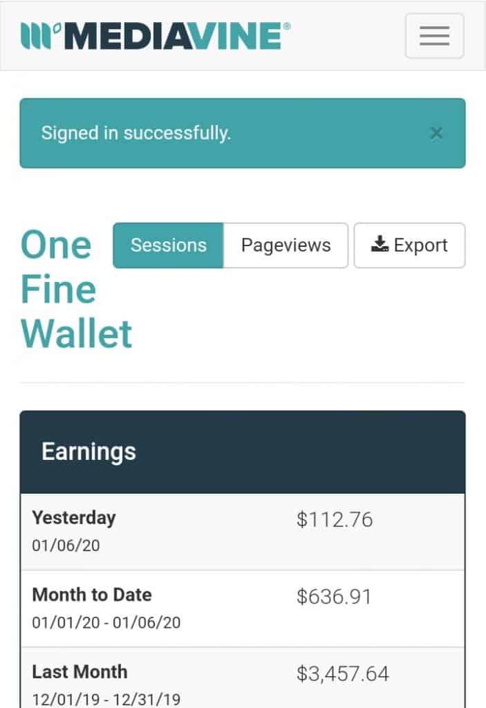 mediavine income report