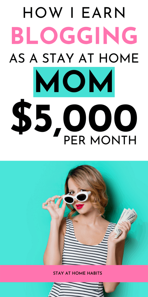 How to make money blogging as a stay at home mom. How to start a blog - things to do in your first month