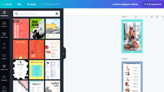 ebook templates canva