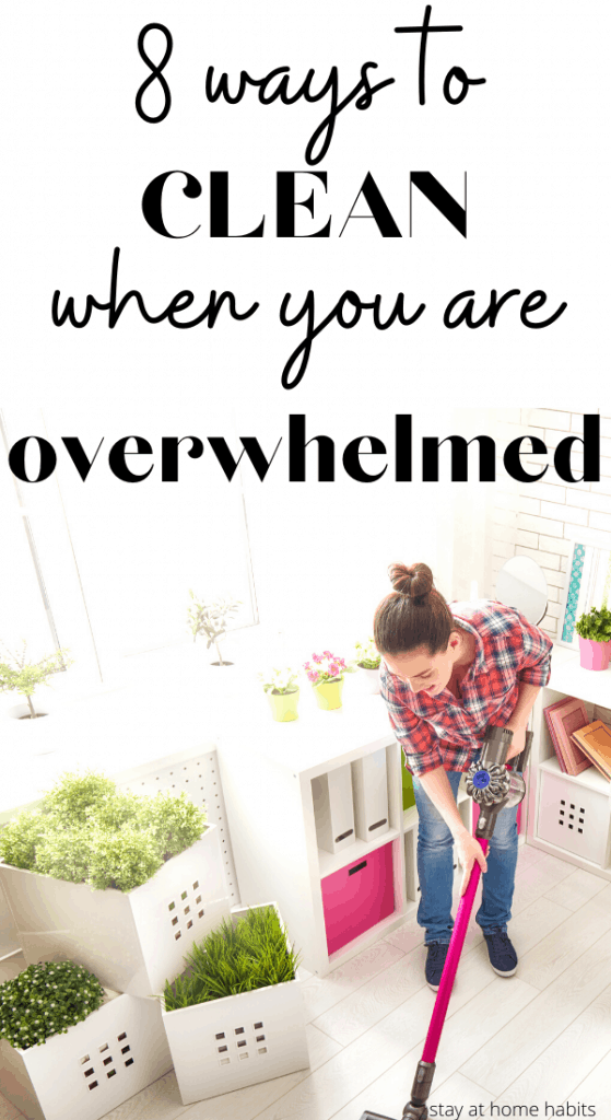 How to clean your home when you are overwhelmed by the mess. #cleaningtips #cleanhouse #athome #momlife