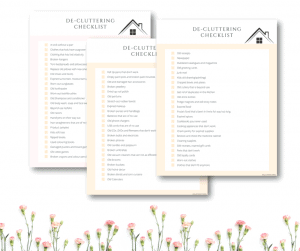 decluttering checklist printable