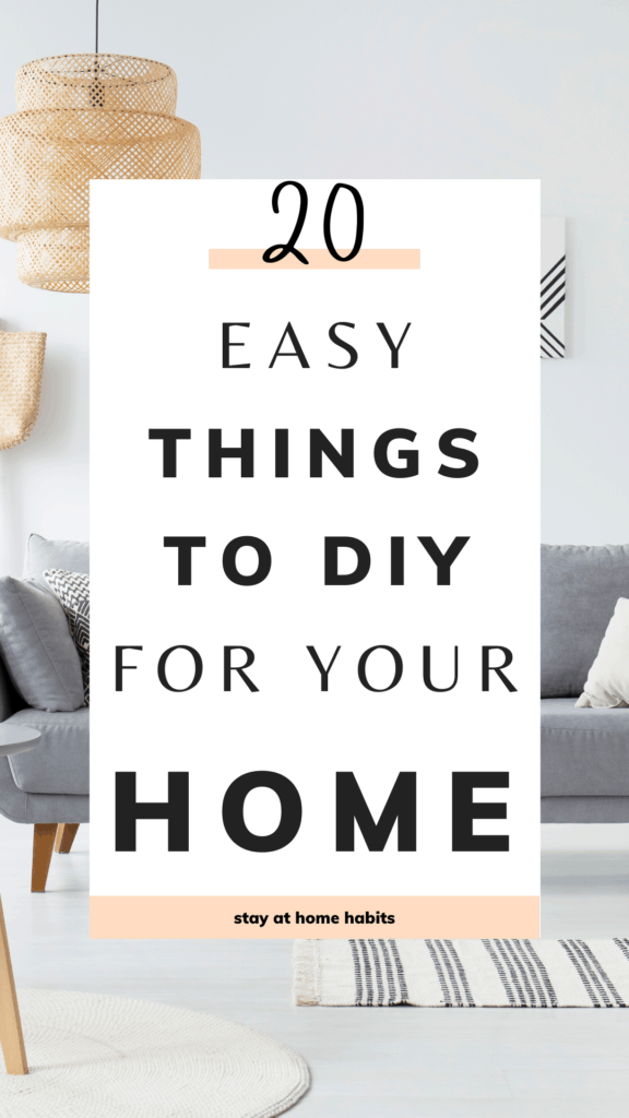 20 things to make instead of buying to save money. Money saving tips